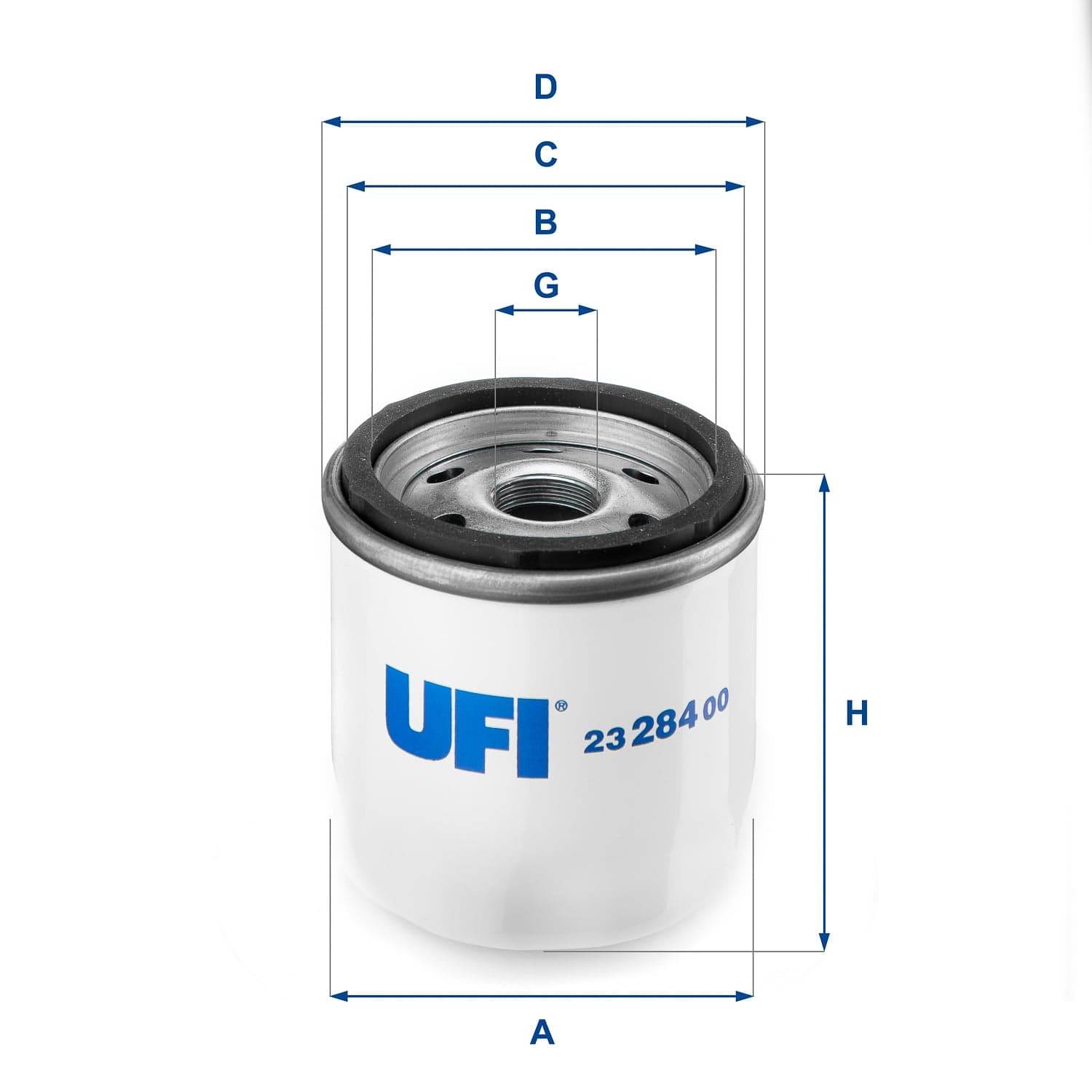 Alyvos filtras — UFI 23.284.00