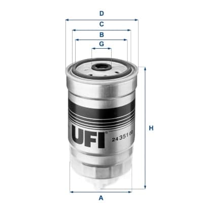 Kuro filtras — UFI 24.351.00