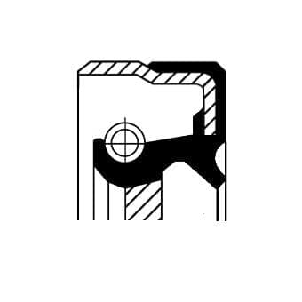 CORTECO 01036358B Neautomatinė transmisija veleno sandariklis