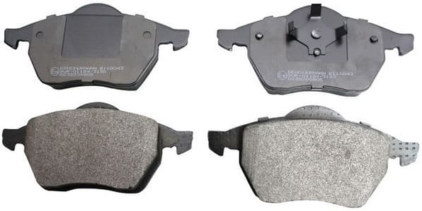 Stabdžių kaladėlių komplektas — DENCKERMANN B110043