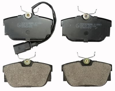 Stabdžių kaladėlių komplektas — DENCKERMANN B110901