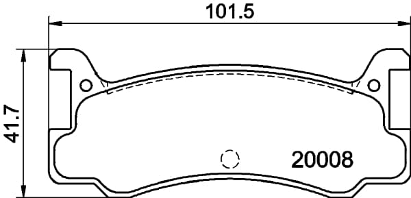 Brake pad set image