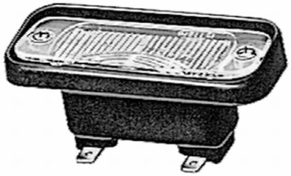 HELLA 2KA 005 049-007 Valstybinio numerio apšvietimas