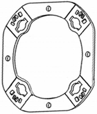 HELLA 9AH 161 786-017 Rėmas