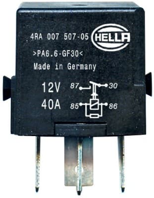 Relė, pagrindinė srovė — HELLA 4RA 007 507-051