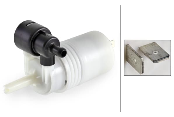 Vandens siurblys, priekinio stiklo plovimas — HELLA 8TW 005 206-011