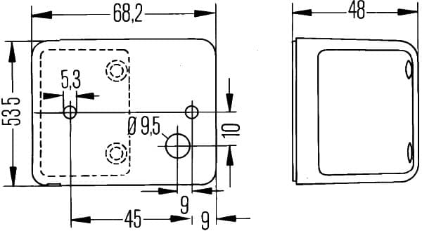 HELLA 2PF 006 679-017 Atšvaitas