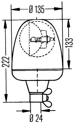 Besisukantis švyturėlis — HELLA 2RL 006 846-001