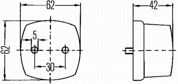 HELLA 2PF 004 081-001 Atšvaitas