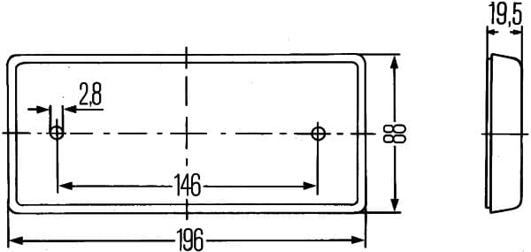 HELLA 8RA 003 734-101 Atšvaitas