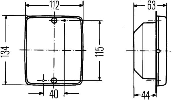 HELLA 2DA 003 236-331 Stabdžių žibintas