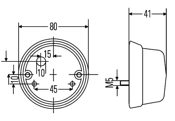 Galinis žibintas — HELLA 2SA 001 259-751