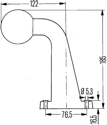 HELLA 2XS 340 108-001 Gabaritų lemputė