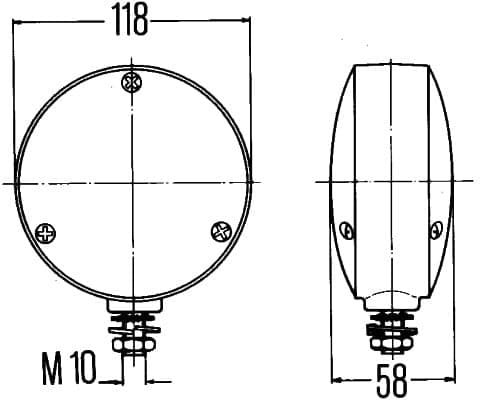 Posūkio žibintas — HELLA 2BA 003 022-021