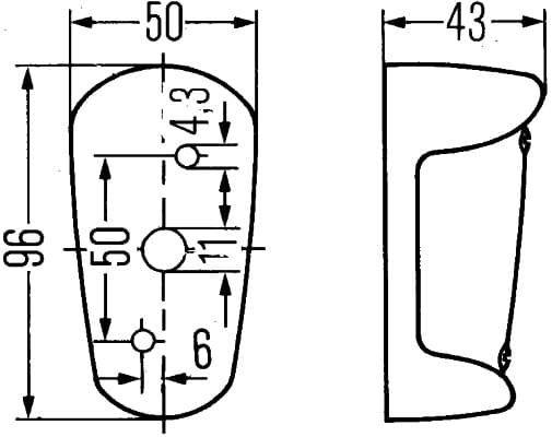 Indikatorius — HELLA 2BA 001 248-001