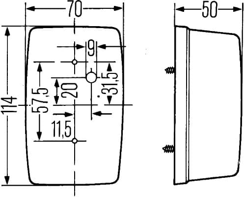 HELLA 2BA 002 324-011 Indikatorius
