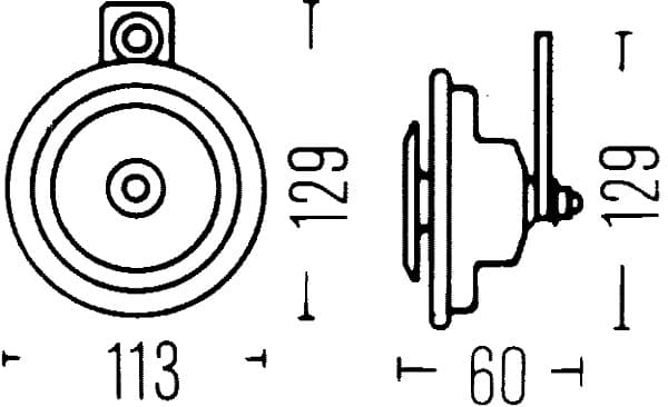HELLA 3BA 922 200-827 Garsinis signalas