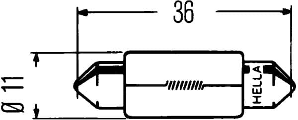 Lemputė — HELLA 8GM 002 092-137