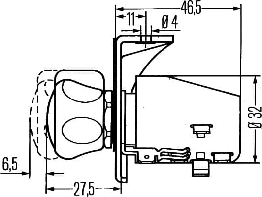 HELLA 6ZE 001 759-051 Jungiklis