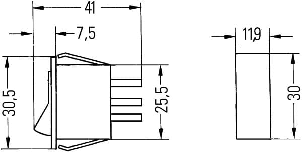 HELLA 6EH 004 406-031 Jungiklis