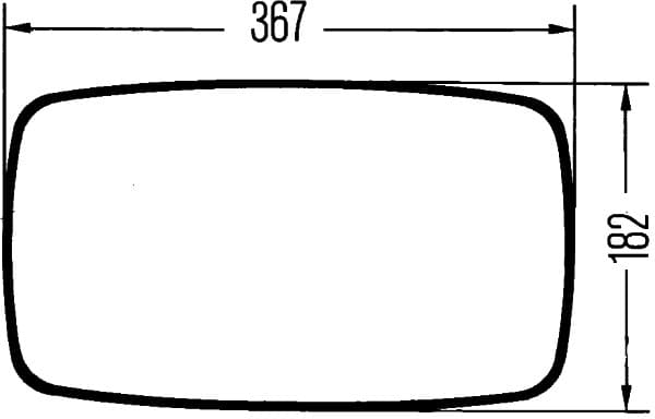 HELLA 8SB 003 978-041 Šoninis veidrodėlis