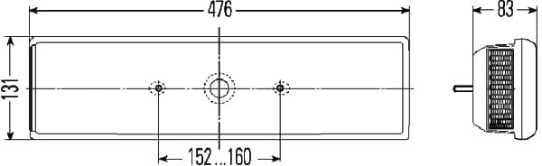 Kombinuotas galinis žibintas — HELLA 2VD 007 323-031
