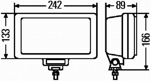 HELLA 1FE 006 300-041 Prožektorius