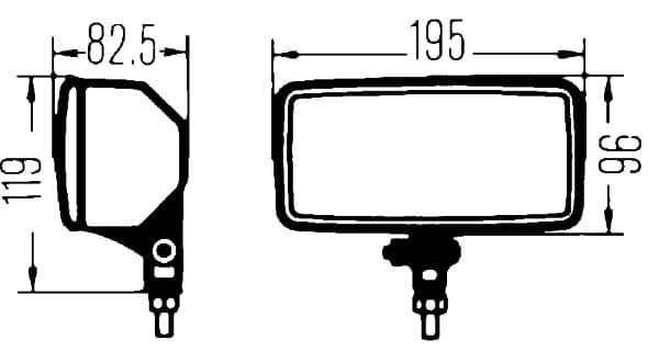 HELLA 1FD 005 700-451 Prožektorius
