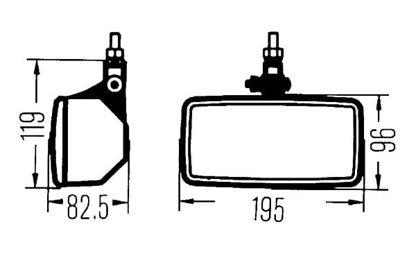 HELLA 1FD 003 590-411 Prožektorius