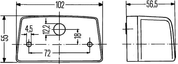 HELLA 2KA 998 523-131 Valstybinio numerio apšvietimas