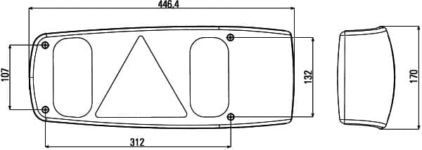 Kombinuotas galinis žibintas — HELLA 2VA 007 502-011
