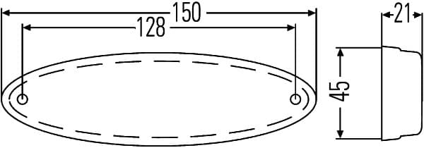 Šoninis atšvaitas — HELLA 2PS 007 943-011