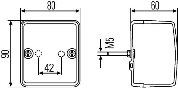 HELLA 2ZR 996 012-101 Atbulinės eigos žibintas