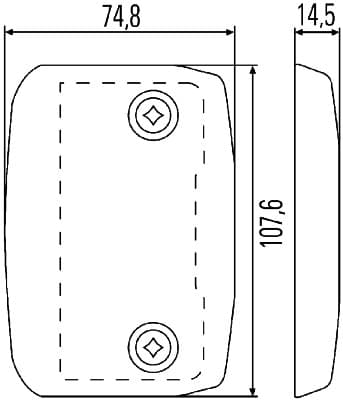 HELLA 2BA 008 260-001 Indikatorius