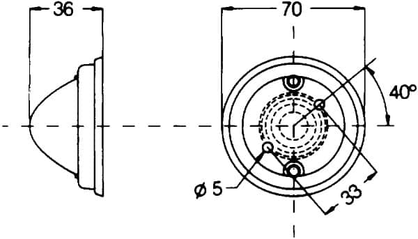 HELLA 2PF 997 022-011 Atšvaitas