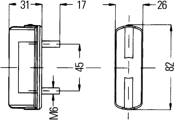HELLA 2KA 997 011-021 Valstybinio numerio apšvietimas