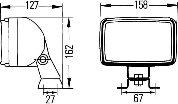 HELLA 1GA 006 991-041 Darbinė šviesa