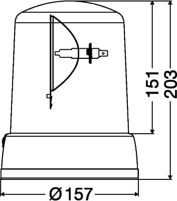 Besisukantis švyturėlis — HELLA 2RL 008 062-111