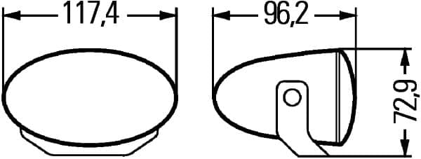 HELLA 1FA 008 283-011 Prožektorius