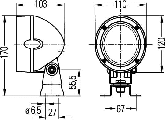HELLA 1GM 996 134-081 Darbinė šviesa