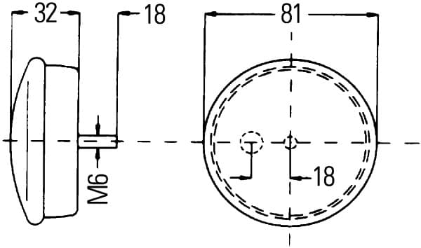 HELLA 2PF 997 045-011 Atšvaitas