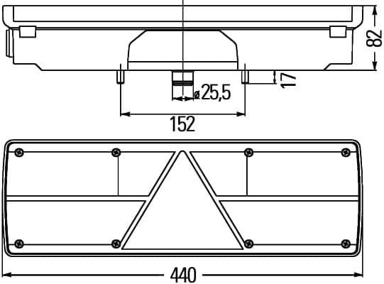 Kombinuotas galinis žibintas — HELLA 2VP 340 450-141