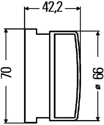 HELLA 8RA 009 001-031 Atšvaitas