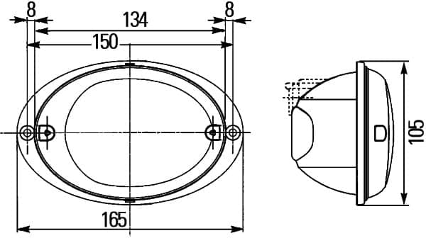HELLA 2BA 343 130-537 Indikatorius