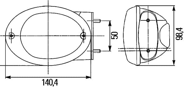 HELLA 2SD 343 130-797 Kombinuotas galinis žibintas