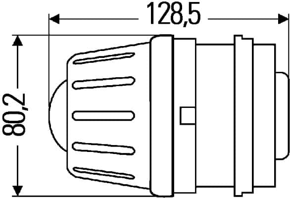 HELLA 1BL 009 071-001 Priekinis žibintas