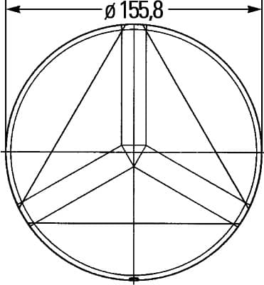 HELLA 8RA 343 220-007 Atšvaitas