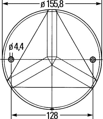 HELLA 8RA 343 220-017 Atšvaitas