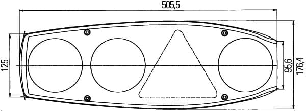 Kombinuotas galinis žibintas — HELLA 2VA 341 419-011