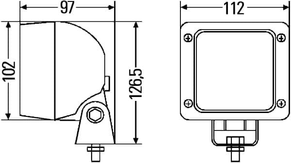 HELLA 2ZR 997 506-391 Atbulinės eigos žibintas